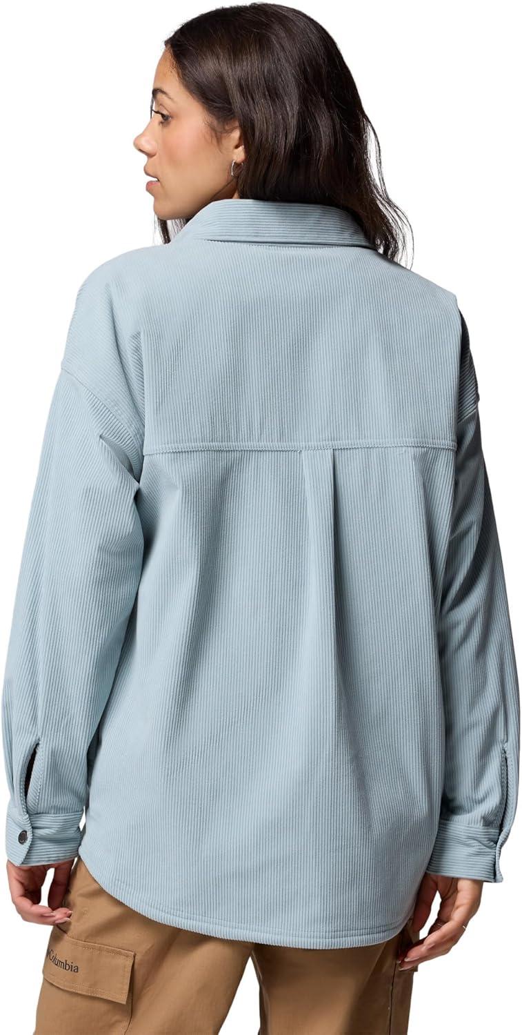 imageColumbia Womens Blue Point Creek Corduroy Shirt JacketCrushed Blue