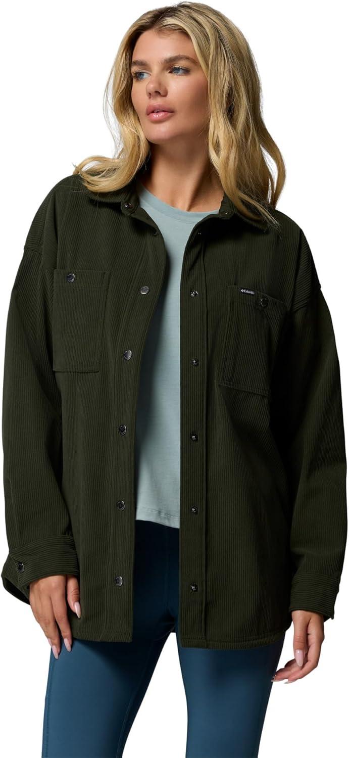 imageColumbia Womens Blue Point Creek Corduroy Shirt JacketGreenscape