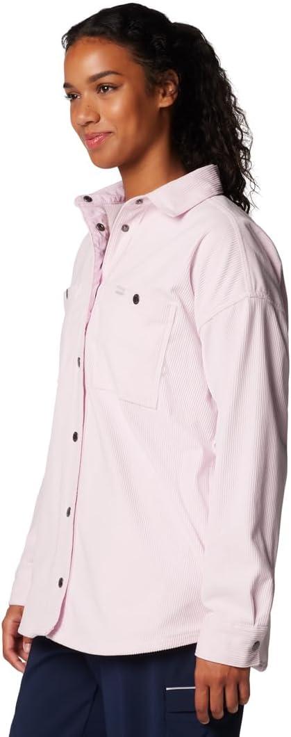 imageColumbia Womens Blue Point Creek Corduroy Shirt JacketPink Dawn