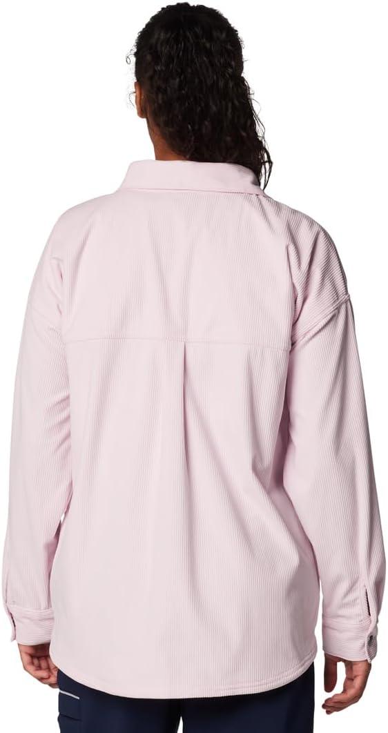 imageColumbia Womens Blue Point Creek Corduroy Shirt JacketPink Dawn