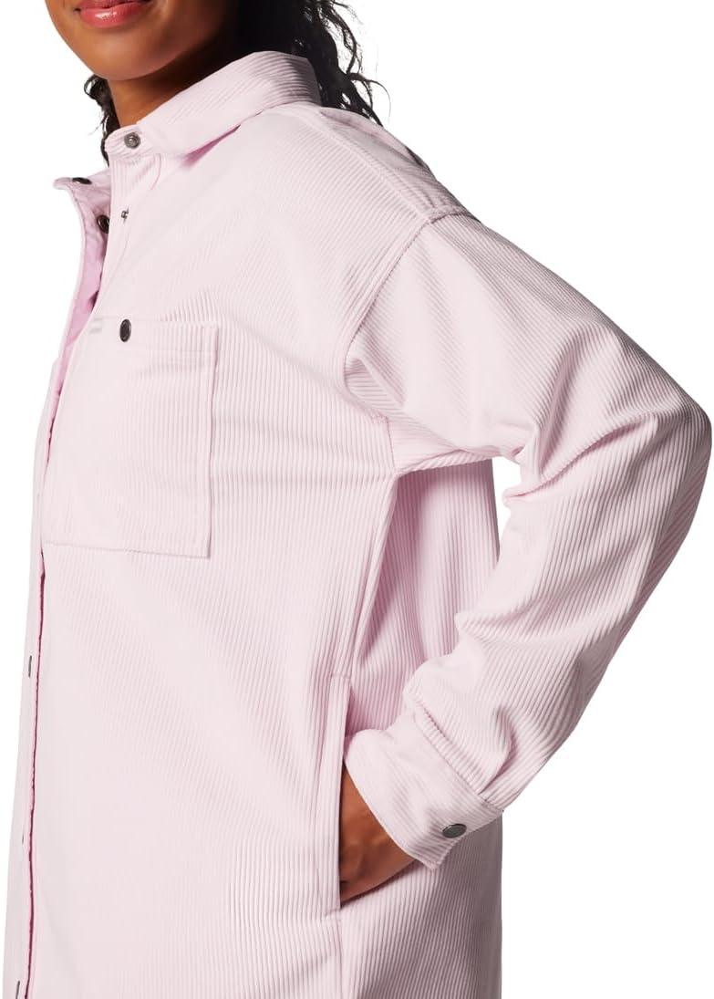 imageColumbia Womens Blue Point Creek Corduroy Shirt JacketPink Dawn
