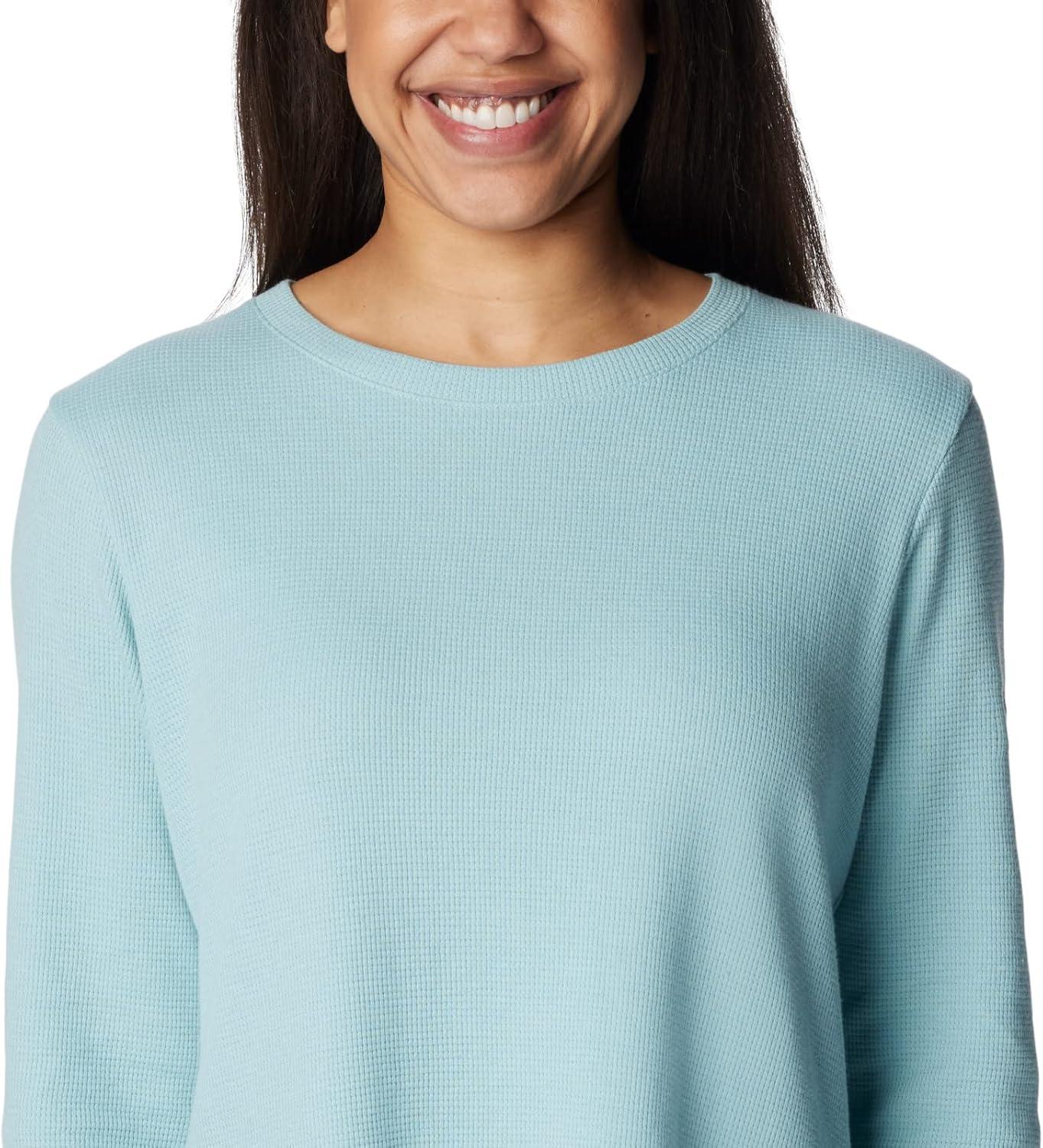 imageColumbia Womens Holly Hideaway Waffle TunicAqua Haze