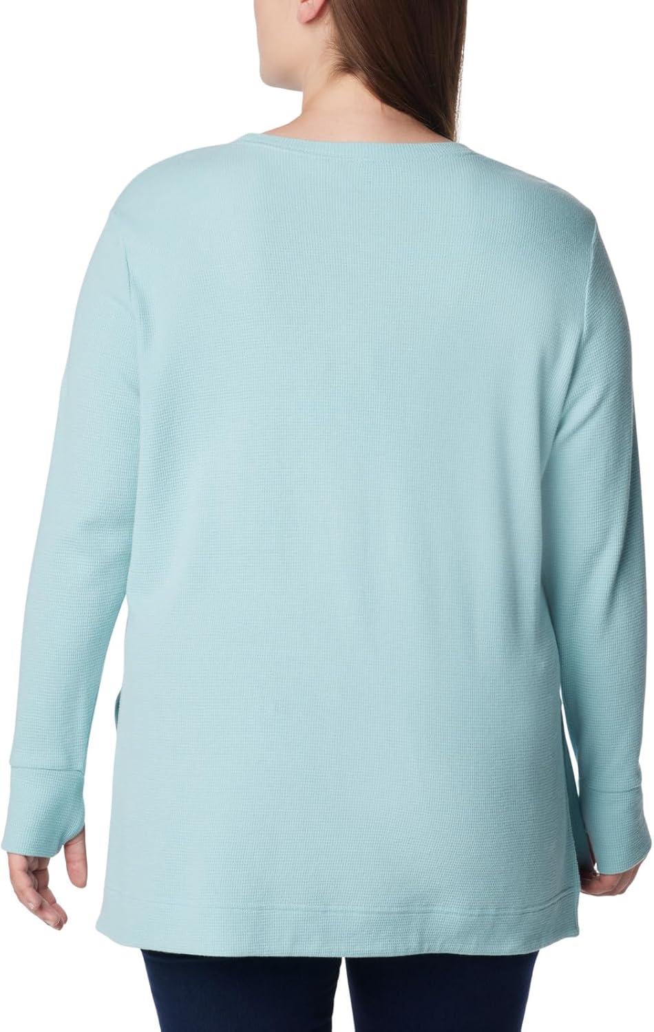 imageColumbia Womens Holly Hideaway Waffle TunicAqua Haze