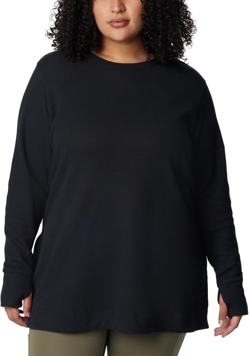 imageColumbia Womens Holly Hideaway Waffle TunicBlack