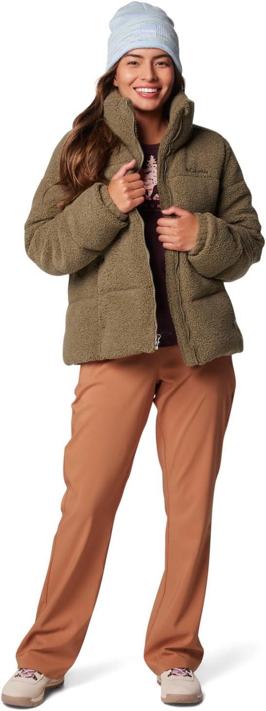 imageColumbia Womens Puffect Sherpa JacketStone Green