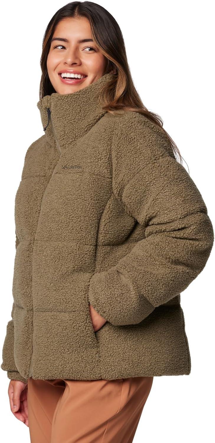 imageColumbia Womens Puffect Sherpa JacketStone Green