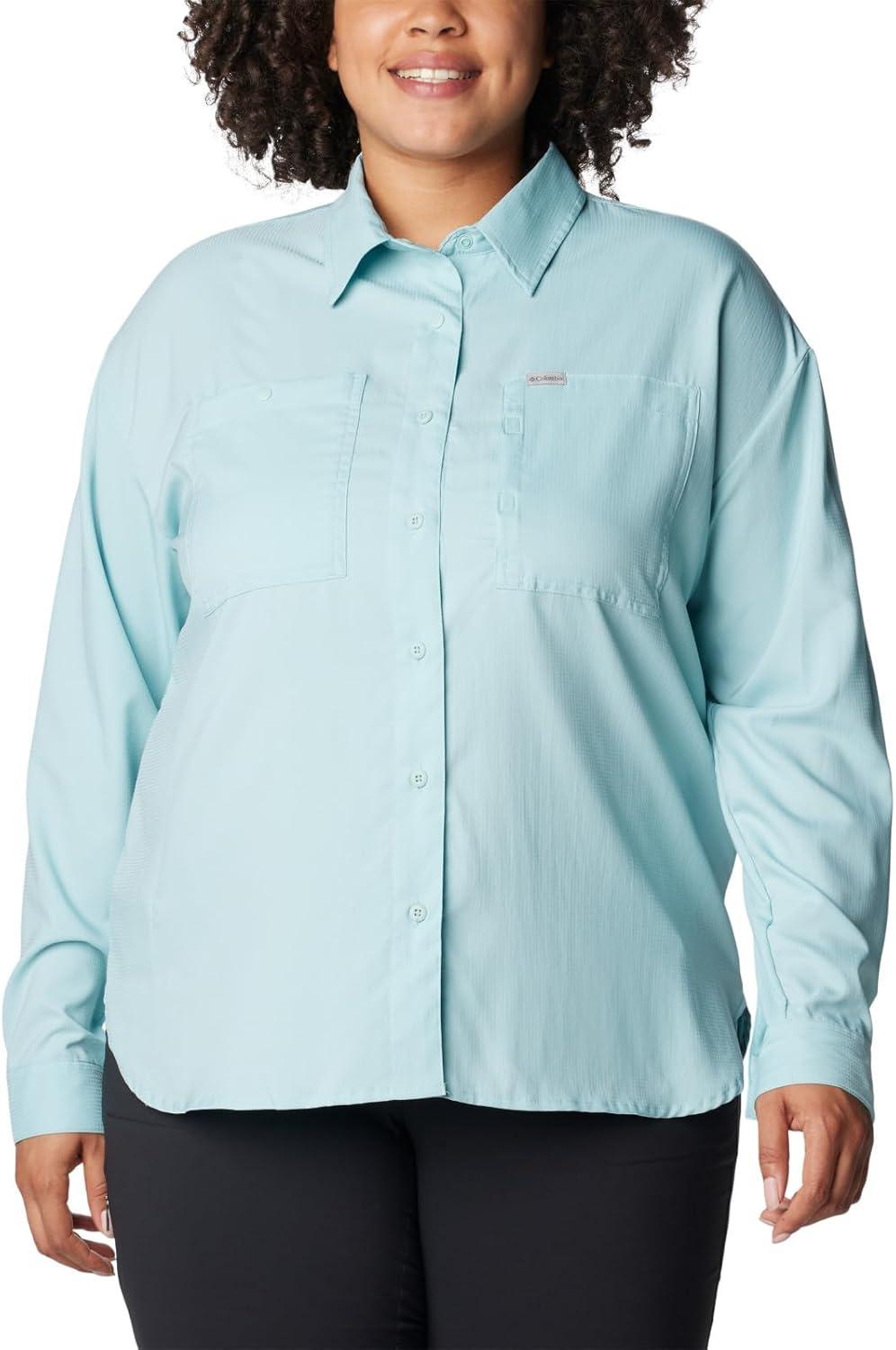 imageColumbia Womens Silver Ridge Utility Long Sleeve ShirtAqua Haze