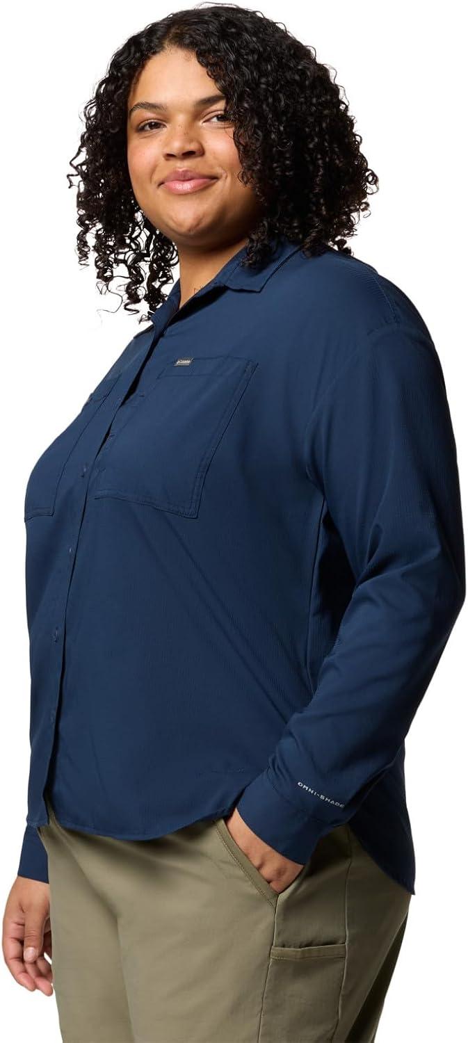 imageColumbia Womens Silver Ridge Utility Long Sleeve ShirtCollegiate Navy