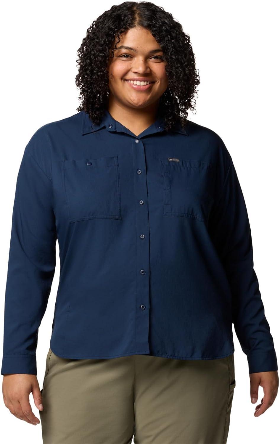 imageColumbia Womens Silver Ridge Utility Long Sleeve ShirtCollegiate Navy