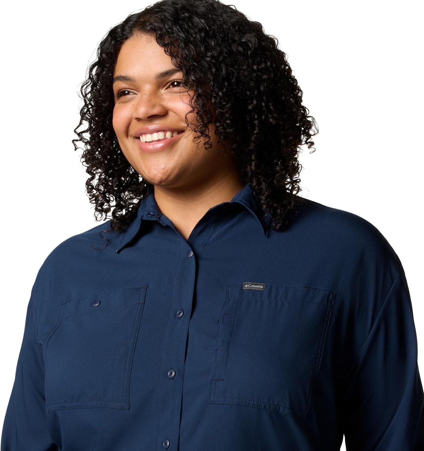 imageColumbia Womens Silver Ridge Utility Long Sleeve ShirtCollegiate Navy