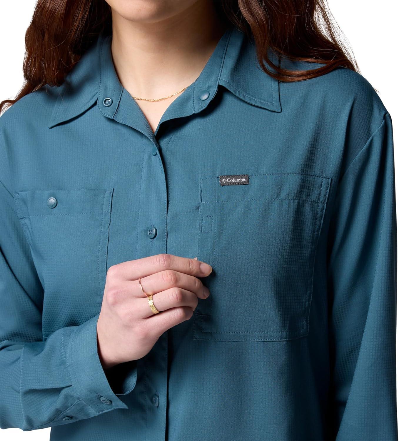 imageColumbia Womens Silver Ridge Utility Long Sleeve ShirtEverblue