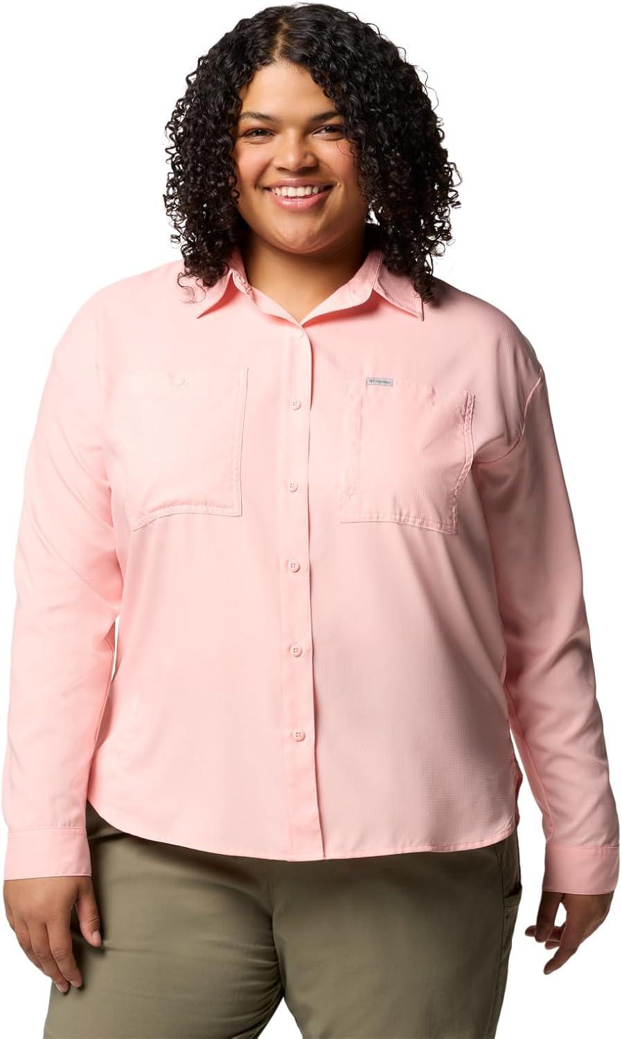 imageColumbia Womens Silver Ridge Utility Long Sleeve ShirtPink Sand