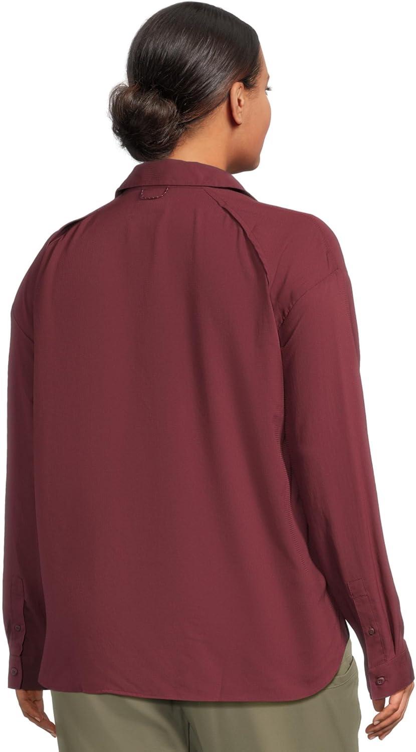imageColumbia Womens Silver Ridge Utility Long Sleeve ShirtRich Wine