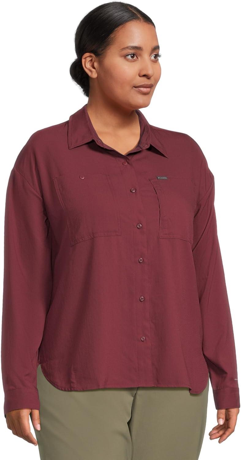 imageColumbia Womens Silver Ridge Utility Long Sleeve ShirtRich Wine