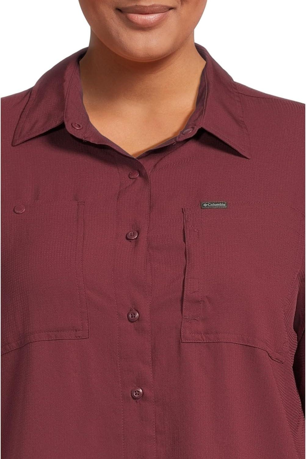 imageColumbia Womens Silver Ridge Utility Long Sleeve ShirtRich Wine