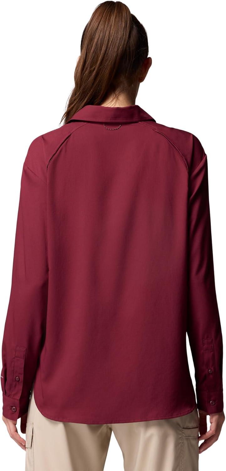 imageColumbia Womens Silver Ridge Utility Long Sleeve ShirtRich Wine