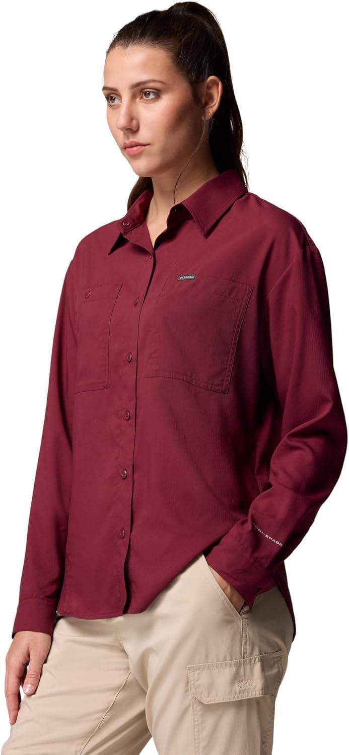 imageColumbia Womens Silver Ridge Utility Long Sleeve ShirtRich Wine