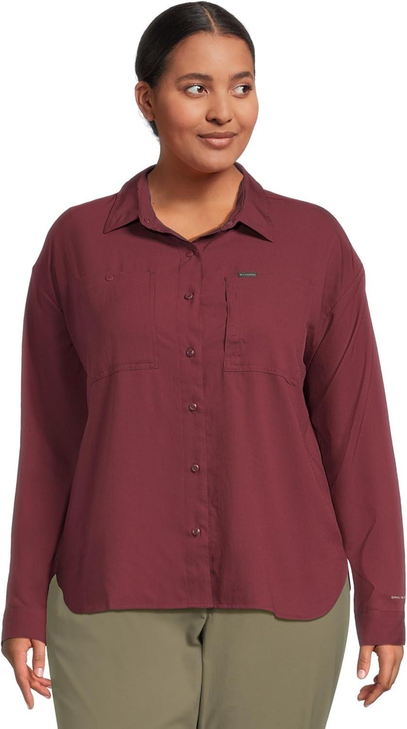 imageColumbia Womens Silver Ridge Utility Long Sleeve ShirtRich Wine