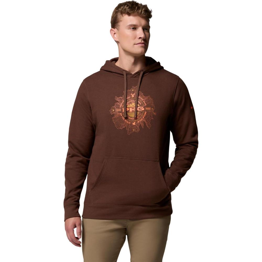 imageColumbia Mens PHG Topo Hunt HoodieTobaccoBlaze Topo Hunt