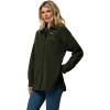 Columbia Women’s Blue Point Creek Corduroy Shirt Jacket(Greenscape)