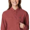 Columbia Womens Silver Ridge Utility Long Sleeve Shirt(Beetroot)