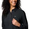 Columbia Womens Silver Ridge Utility Long Sleeve Shirt(Black)