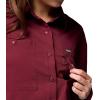 Columbia Womens Silver Ridge Utility Long Sleeve Shirt(Rich Wine)
