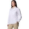 Columbia Womens Silver Ridge Utility Long Sleeve Shirt(White 2024)