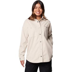 Columbia Women’s Blue Point Creek Corduroy Shirt Jacket(Dark Stone)