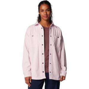 Columbia Women’s Blue Point Creek Corduroy Shirt Jacket(Pink Dawn)