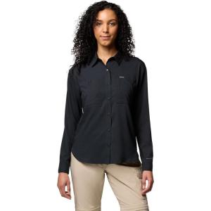 Columbia Womens Silver Ridge Utility Long Sleeve Shirt(Black)