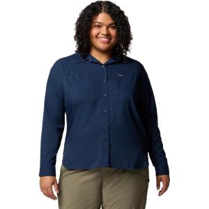 Columbia Womens Silver Ridge Utility Long Sleeve Shirt(Collegiate Navy)
