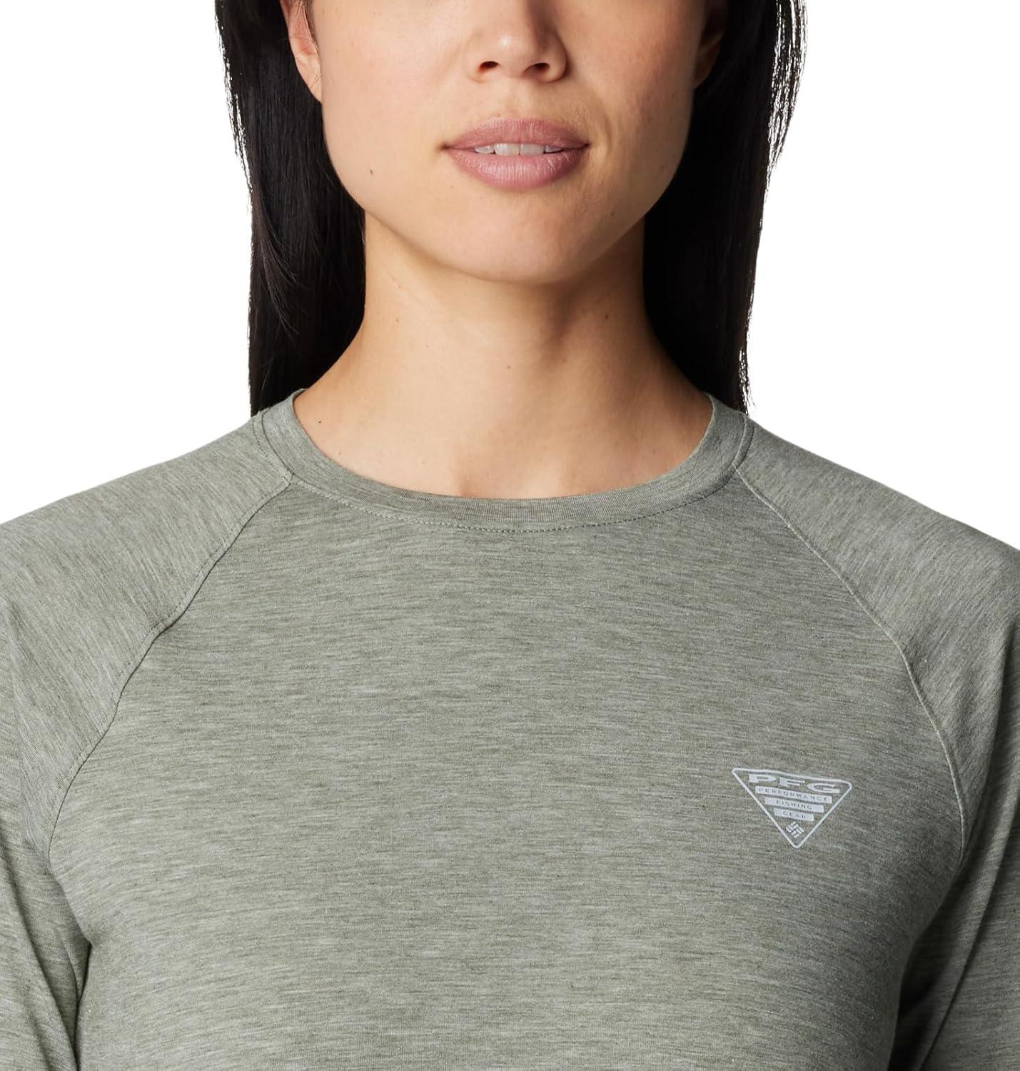 imageColumbia Womens PFG Uncharted Knit Long SleeveCypress Heather
