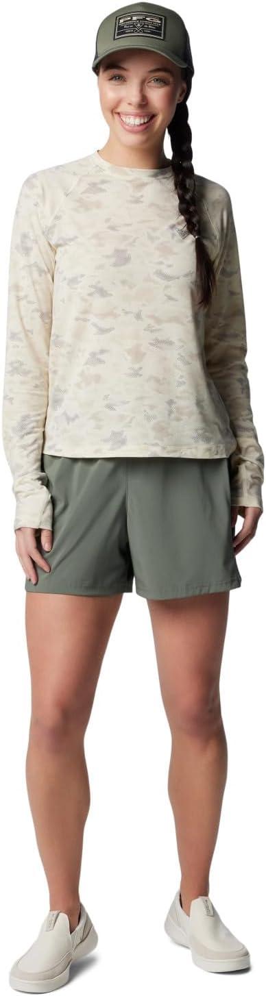 imageColumbia Womens PFG Uncharted Knit Long SleeveStone Uncharted Waters