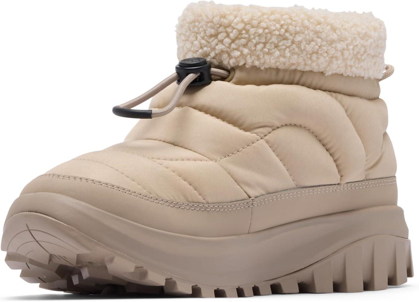imageColumbia Womens Snowtrot Shorty Snow BootsAncient FossilOxford Tan