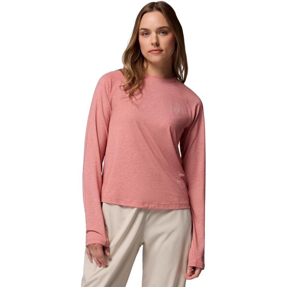 imageColumbia Womens PFG Uncharted Knit Long SleeveRosewood Heather