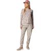 Columbia Women’s PFG Uncharted Knit Long Sleeve(Crushed Clay Uncharted Waters)