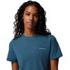 Columbia Womens Sun Trek Short Sleeve Ii(Everblue)