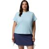 Columbia Womens Sun Trek Short Sleeve Ii(Marine Light)