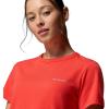 Columbia Womens Sun Trek Short Sleeve Ii(Poppy Red)