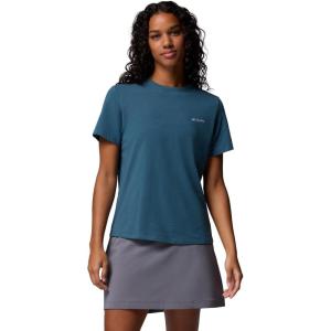 Columbia Womens Sun Trek Short Sleeve Ii(Everblue)