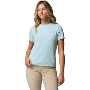 Columbia Womens Sun Trek Short Sleeve Ii(Marine Light)