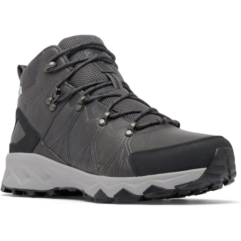 imageColumbia mens Peakfreak Ii Mid Outdry LeatherTi Grey Steel Dark Grey
