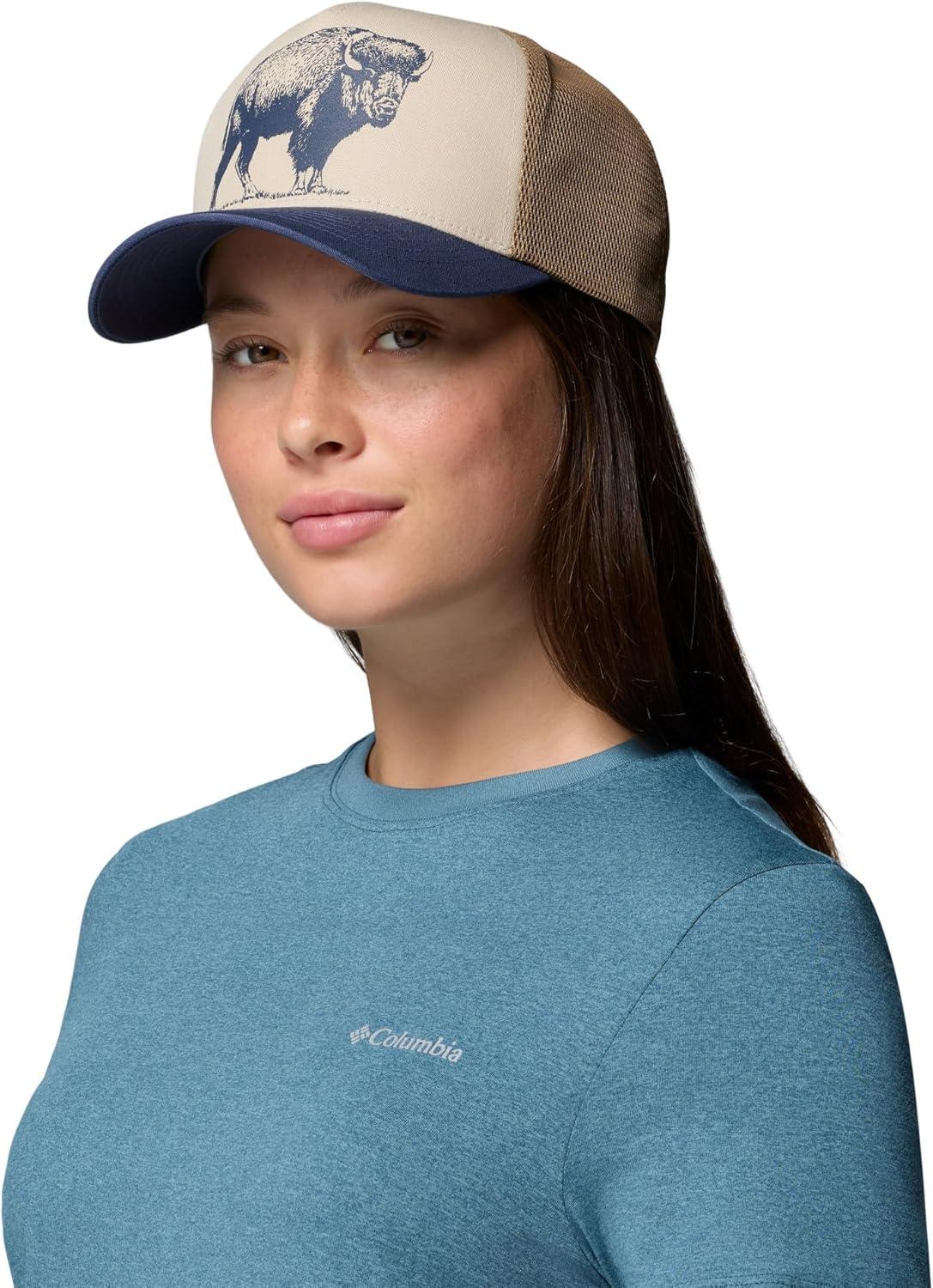imageColumbia Unisex Adult Road Ready Snap BackNocturnalAncient FossilBuffalo