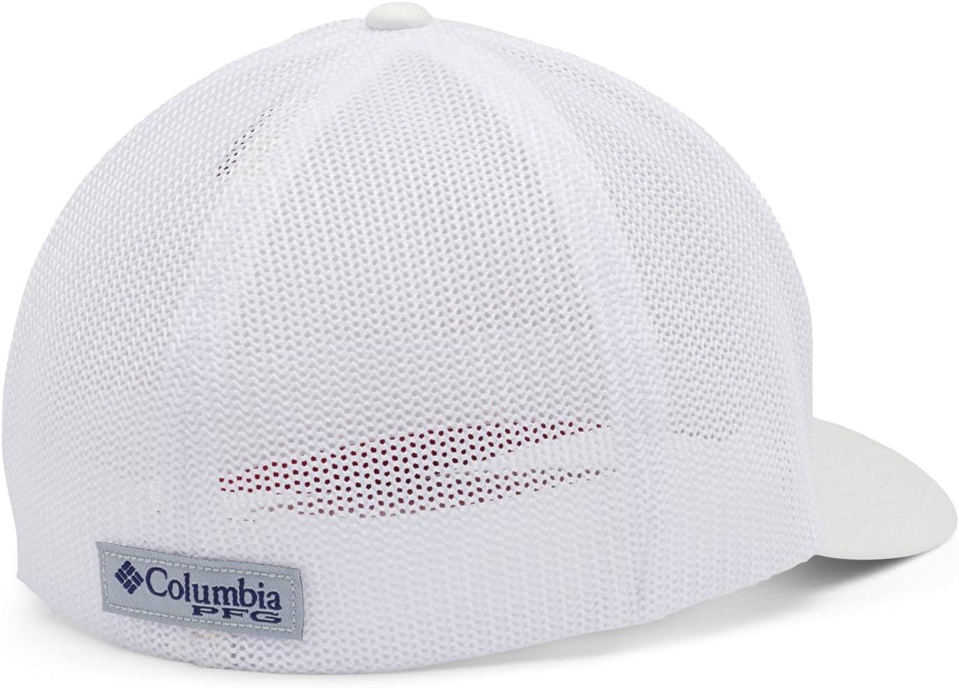 imageColumbia Unisex PFG Mesh Ball Cap XXL Sun Protection One SizeNeb White