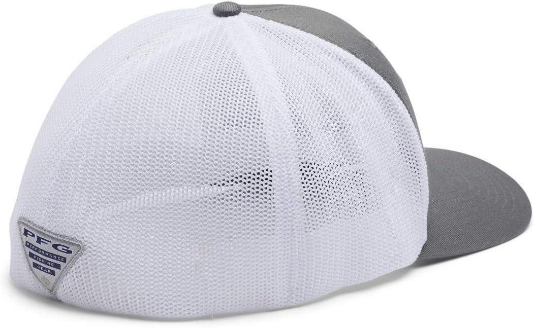 imageColumbia Unisex PFG Mesh Ball Cap XXL Sun Protection One SizeTitaniumWhite