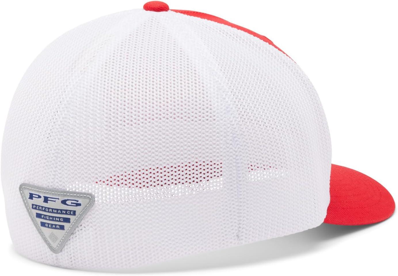 imageColumbia Unisex PFG Mesh Ball Cap XXL Sun Protection One SizeUga Bright Red
