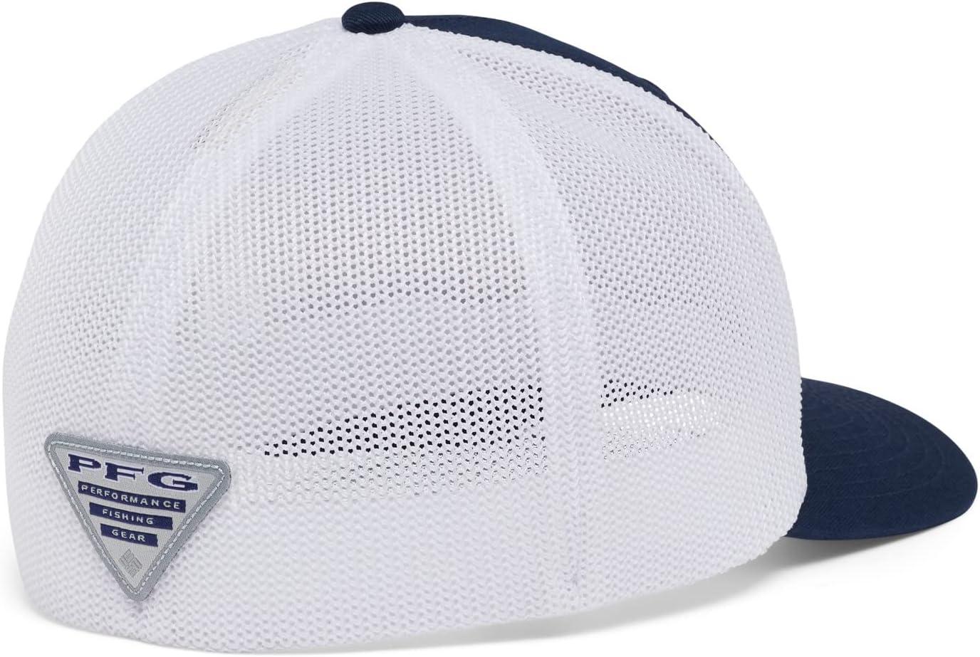 imageColumbia Unisex PFG Mesh Ball Cap XXL Sun Protection One SizeUm Collegiate Navy
