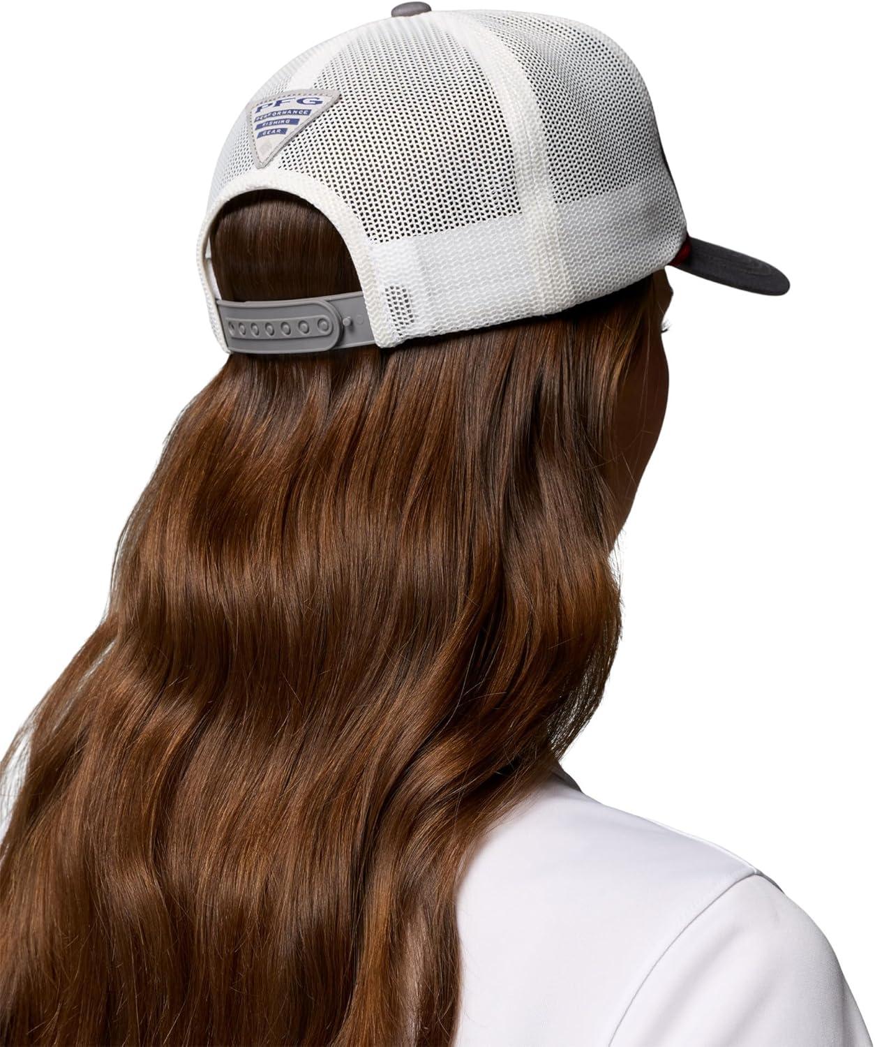 imageColumbia Unisex PFG River Rover Snap BackCity Grey1996 Bass Graphic