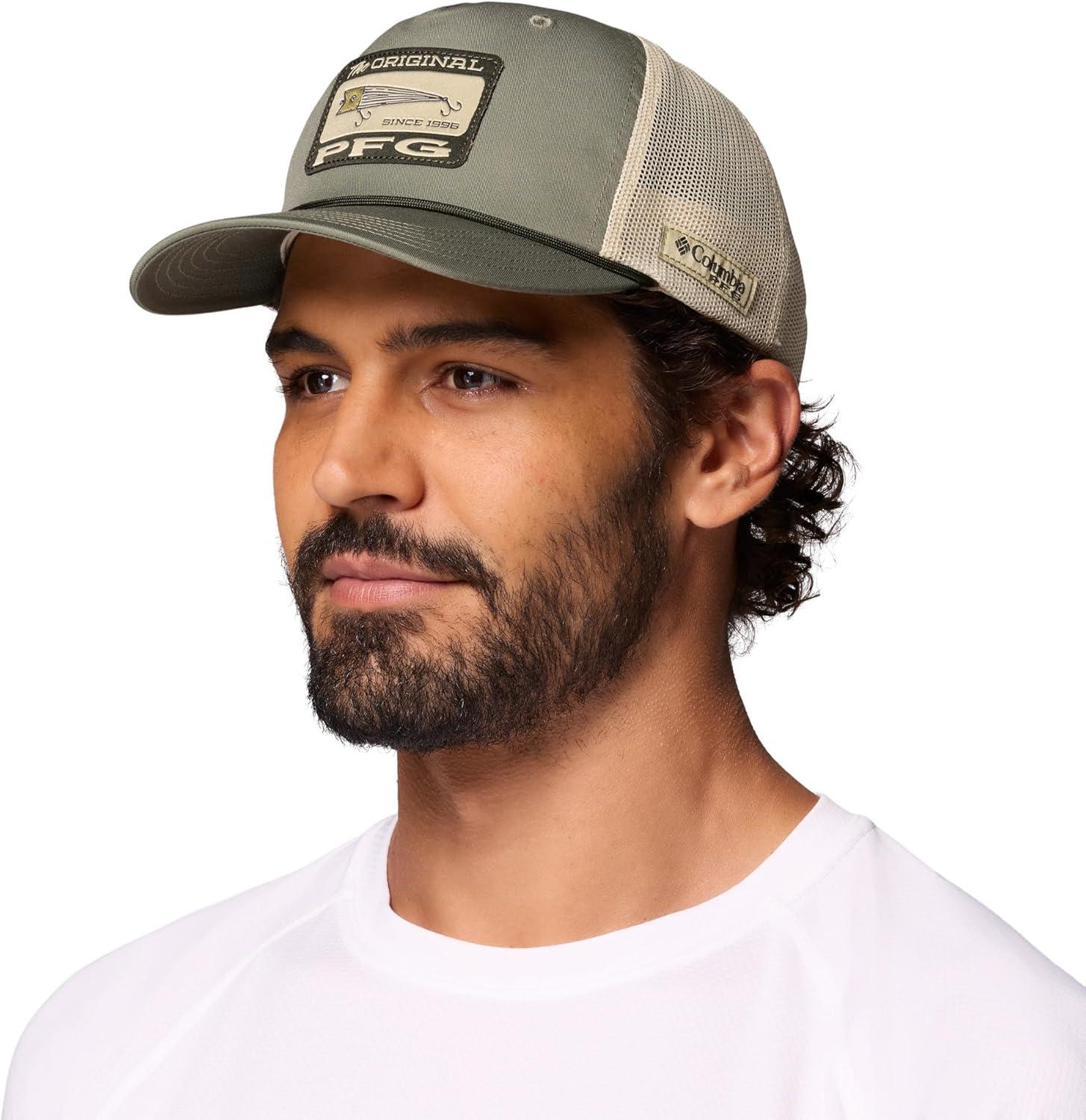 imageColumbia Unisex PFG River Rover Snap BackCypressRetro Lure Graphic